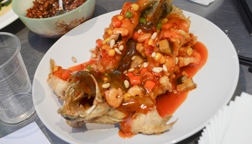 Food blogger Clarissa Wei tries her hand at a sweet and sour seafood specialty